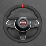 Griffowl Steering Wheel Cover for Personalized SUV Fiat 500X 2022-2025. Perfect grip with our steering wheel wrap and custom interior touch.