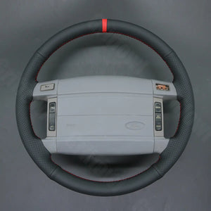 Griffowl Steering Wheel Cover for Personalized SUV Ford Bronco 1994 1995 1996. Griffowl's interior mod with hand-sewn DIY steering wheel kit.