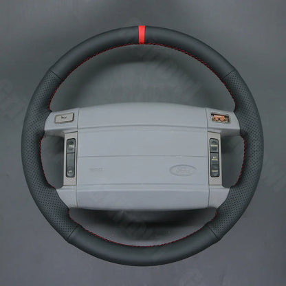 Griffowl Steering Wheel Cover for Personalized SUV Ford Bronco 1994 1995 1996. Griffowl's interior mod with hand-sewn DIY steering wheel kit.