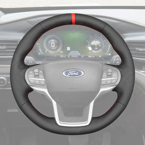 Griffowl Steering Wheel Cover for Personalized SUV Ford Explorer 2020-2025. Perfect grip with our steering wheel wrap and custom interior touch.