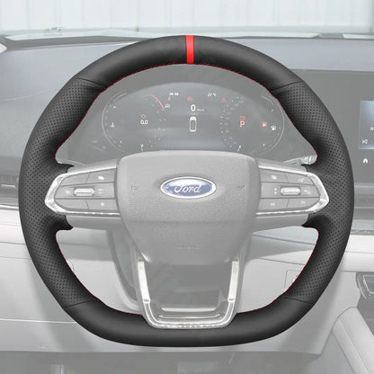 Griffowl Steering Wheel Cover for Personalized SUV Ford Territory 2023 2024 2025. For refined interior upgrades using our wrap and stitch kit.