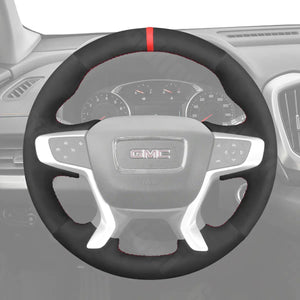 Griffowl Steering Wheel Cover for Personalized SUV GMC Acadia Terrain 2017-2024. For refined interior upgrades using our wrap and stitch kit.