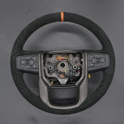 Griffowl Steering Wheel Cover for Personalized SUV GMC Yukon 2021-2024. Perfect grip with our steering wheel wrap and custom interior touch.