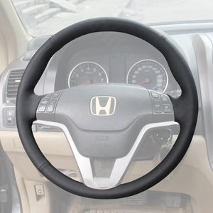 Griffowl Steering Wheel Cover for Personalized SUV Honda CRV 2006-2012. Perfect grip with our steering wheel wrap and custom interior touch.