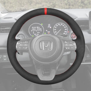 Griffowl Steering Wheel Cover for Personalized SUV Honda HRV 2021 2022. Perfect grip with our steering wheel wrap and custom interior touch.