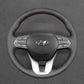 Griffowl Steering Wheel Cover for Personalized SUV Hyundai Palisade Santa Fe 2019-2023. Elevate your interior with Griffowl's wrap and stitch kit.
