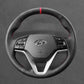 Griffowl Steering Wheel Cover for Personalized SUV Hyundai Tucson III 2015-2021. For refined interior upgrades using our wrap and stitch kit.
