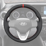 Griffowl Steering Wheel Cover for Personalized SUV Hyundai Venue 2020-2025. Perfect grip with our steering wheel wrap and custom interior touch.
