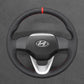 Griffowl Steering Wheel Cover for Personalized SUV Hyundai Venue 2020-2025. Perfect grip with our steering wheel wrap and custom interior touch.
