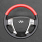 Griffowl Steering Wheel Cover for Personalized SUV Hyundai ix55 2009-2013. Perfect grip with our steering wheel wrap and custom interior touch.
