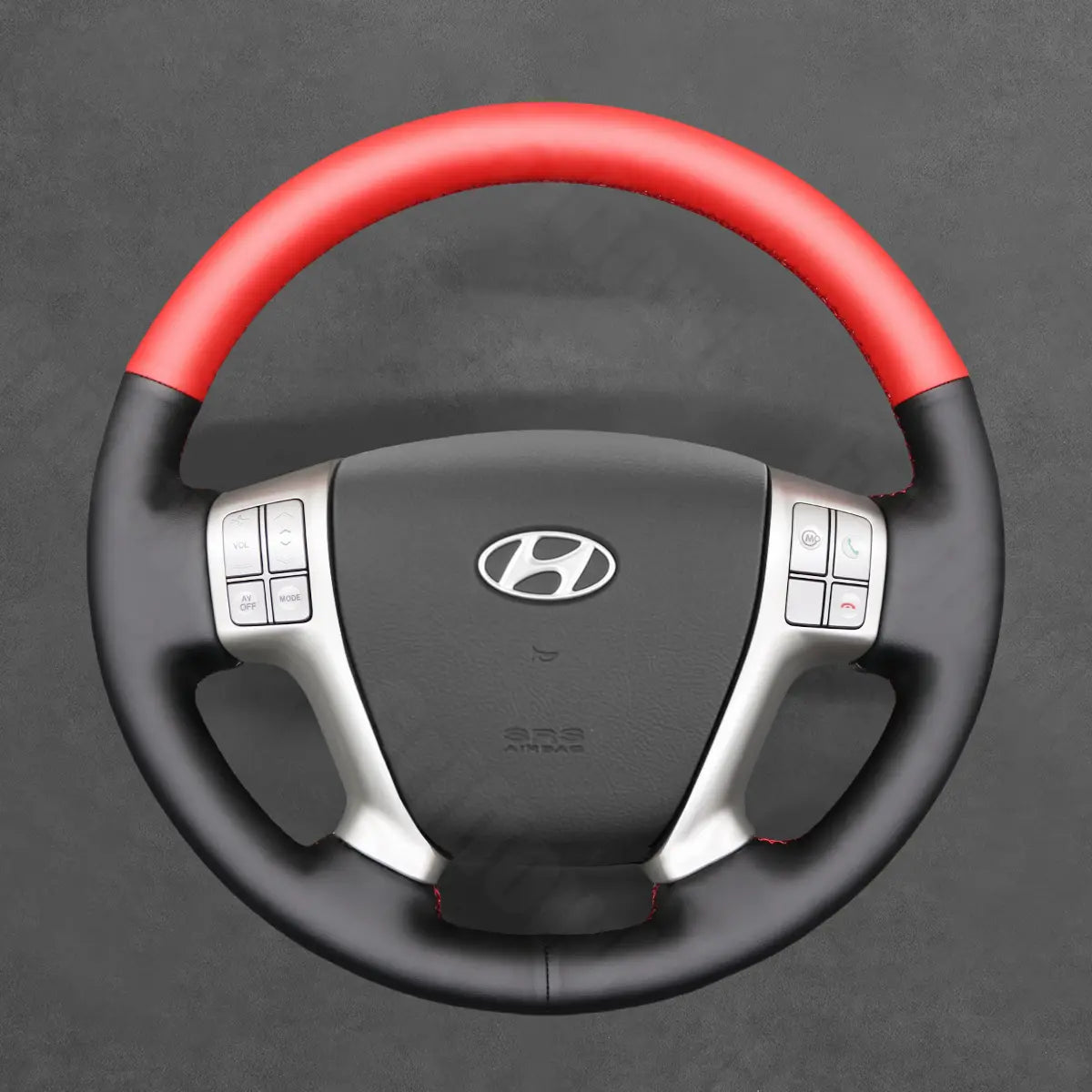 Griffowl Steering Wheel Cover for Personalized SUV Hyundai ix55 2009-2013. Perfect grip with our steering wheel wrap and custom interior touch.
