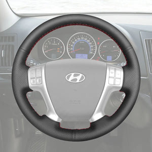 Griffowl Steering Wheel Cover for Personalized SUV Hyundai ix55 2009-2013. Perfect grip with our steering wheel wrap and custom interior touch.
