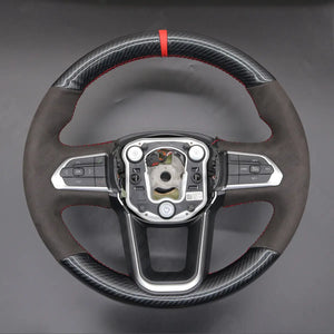 Griffowl Steering Wheel Cover for Personalized SUV Jeep Compass II MP 2022-2025. For refined interior upgrades using our wrap and stitch kit.