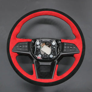 Griffowl Steering Wheel Cover for Personalized SUV Jeep Grand Cherokee V Grand Cherokee L 2021-2025. Hand-sewn DIY kit blends grip, function, and style inside.