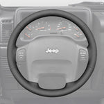 Griffowl Steering Wheel Cover for Personalized SUV Jeep Wrangler Grand Cherokee 1999-2006. Elevate your interior with Griffowl's wrap and stitch kit.