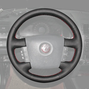 Griffowl Steering Wheel Cover for Personalized SUV Kia Borrego 2008-2011. Perfect grip with our steering wheel wrap and custom interior touch.
