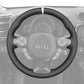 Griffowl Steering Wheel Cover for Personalized SUV Kia Soul 2014-2019. Compact, hand-sewn DIY wrap for quick interior mods and grip upgrade.

