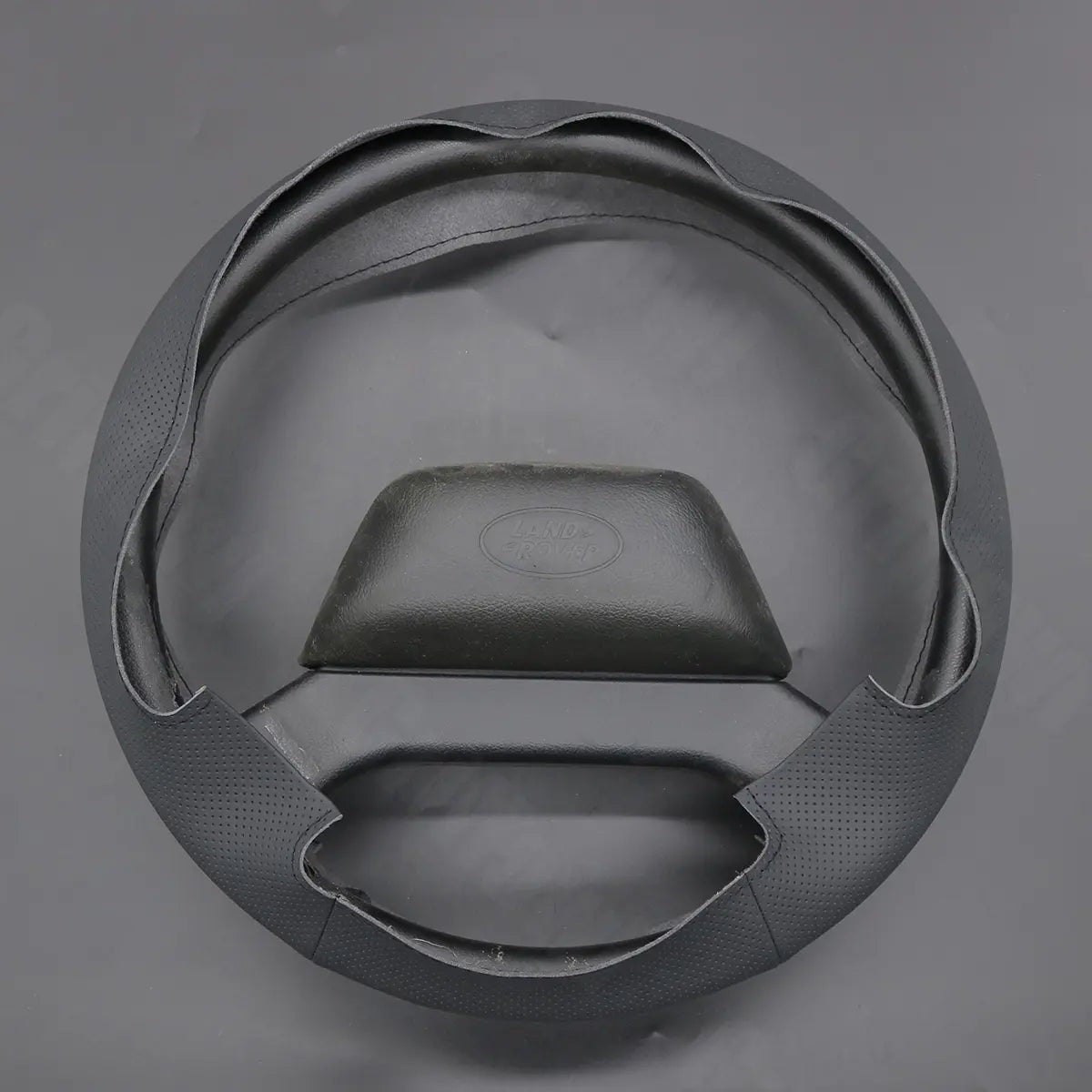 Griffowl Steering Wheel Cover for Personalized SUV Land Rover Defender 2013-2018. For refined interior upgrades using our wrap and stitch kit.