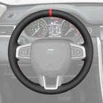 Griffowl Steering Wheel Cover for Personalized SUV Land Rover Discovery Sport L550 2015-2019. Elevate your interior with Griffowl's wrap and stitch kit.