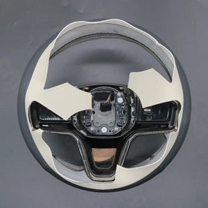 Griffowl Steering Wheel Cover for Personalized SUV Land Rover Range Rover Sport Discovery Sport Range Rover Evoque Range Rover Velar 2021-2025. Compact, hand-sewn DIY wrap for quick interior mods and grip upgrade.