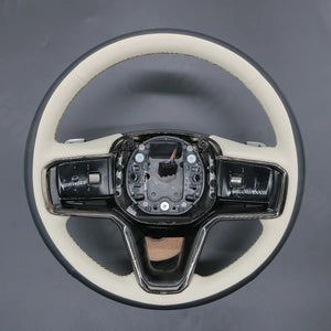 Griffowl Steering Wheel Cover for Personalized SUV Land Rover Range Rover Sport Discovery Sport Range Rover Evoque Range Rover Velar 2021-2025. Compact, hand-sewn DIY wrap for quick interior mods and grip upgrade.
