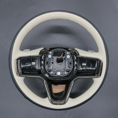 Griffowl Steering Wheel Cover for Personalized SUV Land Rover Range Rover Sport Discovery Sport Range Rover Evoque Range Rover Velar 2021-2025. Compact, hand-sewn DIY wrap for quick interior mods and grip upgrade.