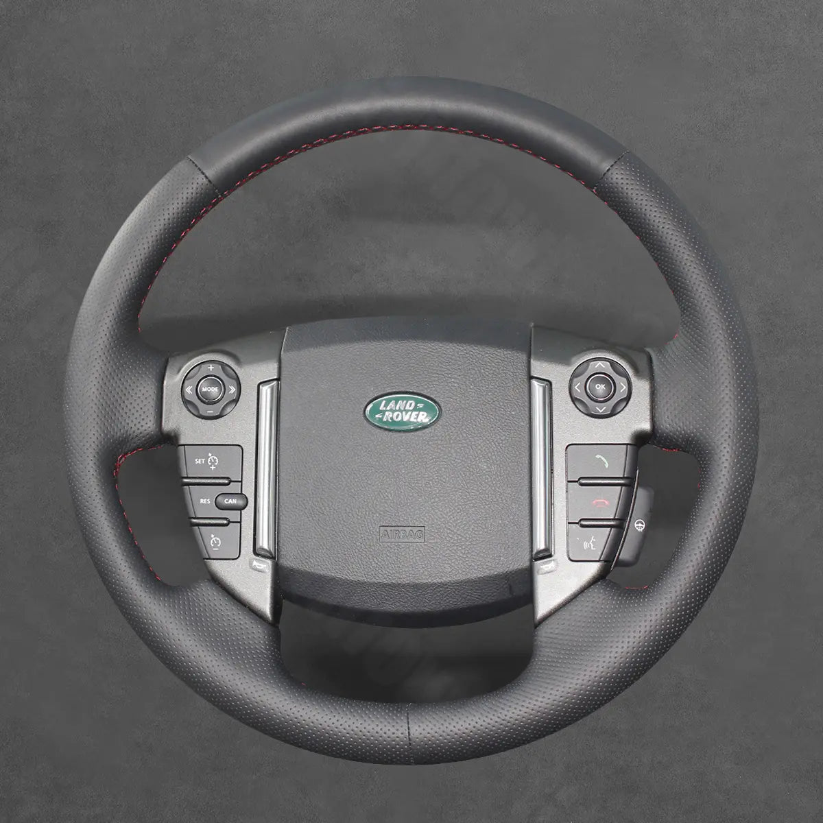 Griffowl Steering Wheel Cover for Personalized SUV Land Rover Range Rover Sport Freelander 2 Discovery LR4 LR2 2009-2017. Compact, hand-sewn DIY wrap for quick interior mods and grip upgrade.