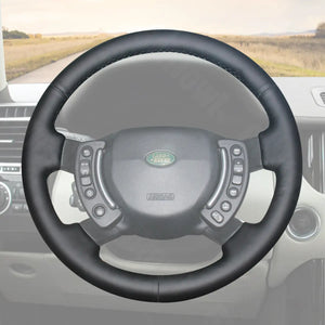 Griffowl Steering Wheel Cover for Personalized SUV Land Rover Range Rover Vogue III 2002-2012. Elevate your interior with Griffowl's wrap and stitch kit.