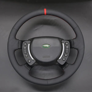 Griffowl Steering Wheel Cover for Personalized SUV Land Rover Range Rover Vogue III 2002-2012. Elevate your interior with Griffowl's wrap and stitch kit.