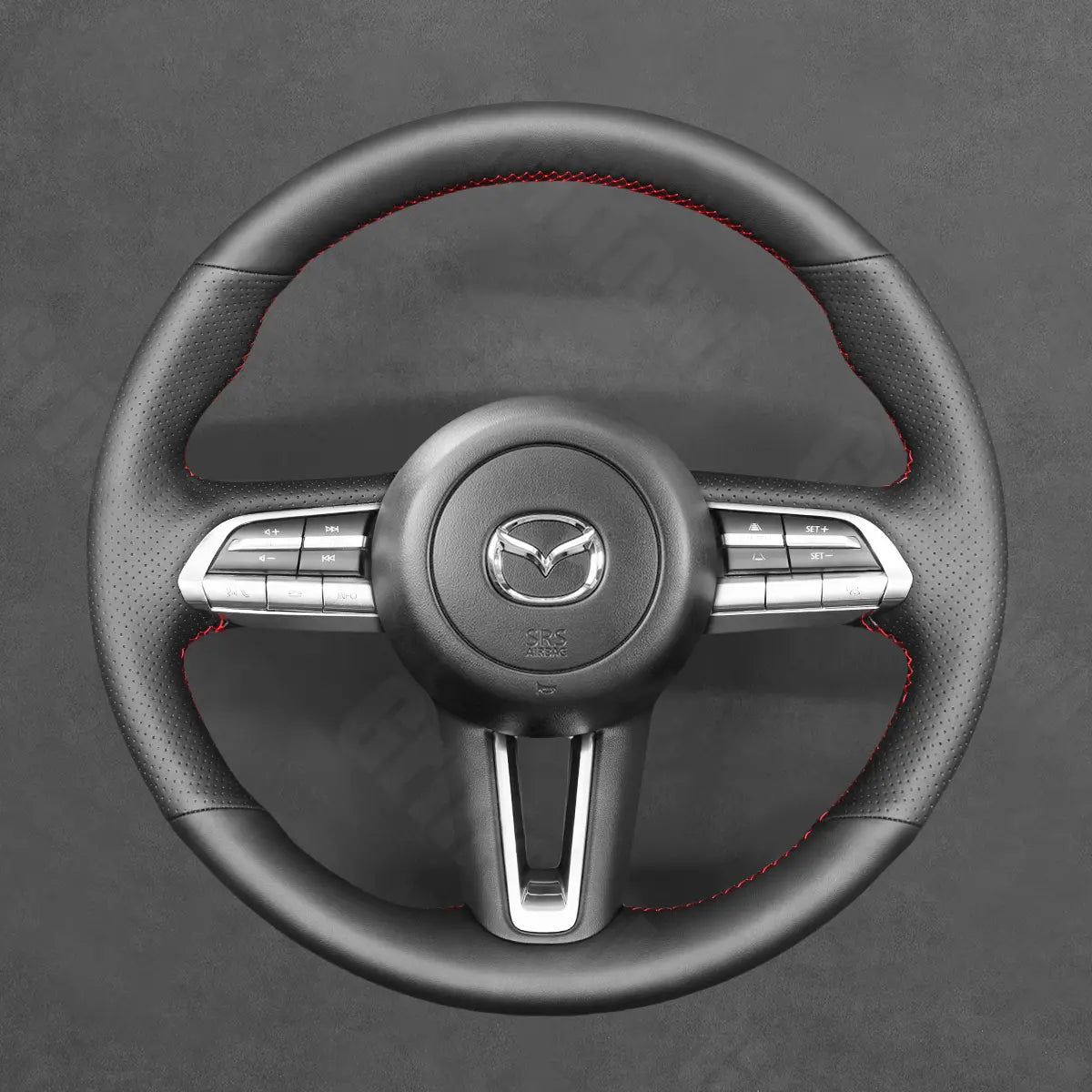 Griffowl Steering Wheel Cover for Personalized SUV Mazda CX-30 CX30 CX-50 CX50 MX-30 MX30 2020-2025. Hand-sewn DIY kit blends grip, function, and style inside.