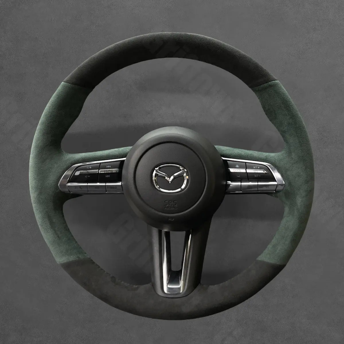 Griffowl Steering Wheel Cover for Personalized SUV Mazda CX-30 CX30 CX-50 CX50 MX-30 MX30 2020-2025. Hand-sewn DIY kit blends grip, function, and style inside.