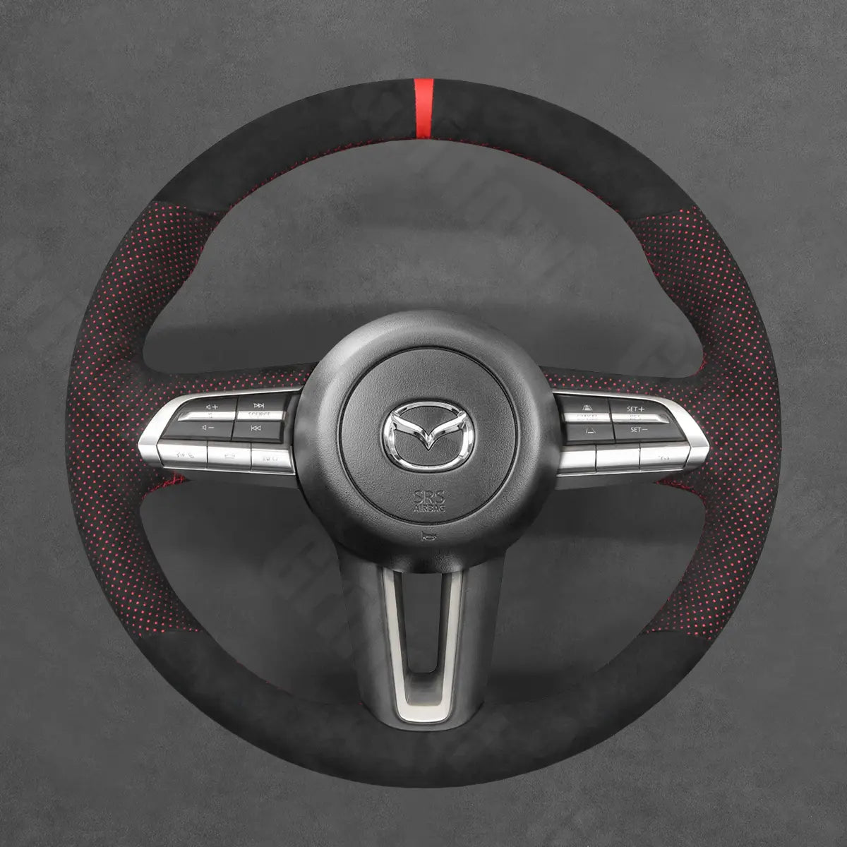 Griffowl Steering Wheel Cover for Personalized SUV Mazda CX-30 CX30 CX-50 CX50 MX-30 MX30 2020-2025. Hand-sewn DIY kit blends grip, function, and style inside.
