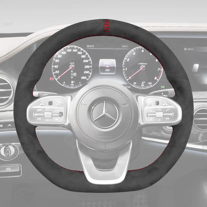 Griffowl Steering Wheel Cover for Personalized SUV Mercedes Benz C167 C253 H247 X167 X247 X253 W463 V167 18-23. Turn every drive into a luxury experience.