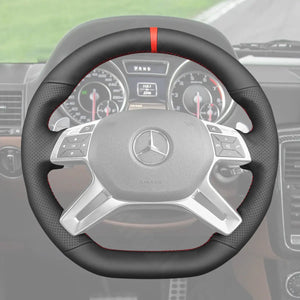 Griffowl Steering Wheel Cover for Personalized SUV Mercedes Benz GL 63 G 63 G65 AMG X166 W463 65 2013-2018. Turn every drive into a luxury experience.