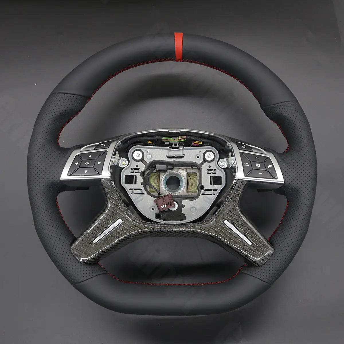 Griffowl Steering Wheel Cover for Personalized SUV Mercedes Benz GL 63 G 63 G65 AMG X166 W463 65 2013-2018. Turn every drive into a luxury experience.