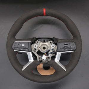Griffowl Steering Wheel Cover for Personalized SUV Mitsubishi Outlander Outlander PHEV 2022-2025. Hand-sewn DIY kit blends grip, function, and style inside.
