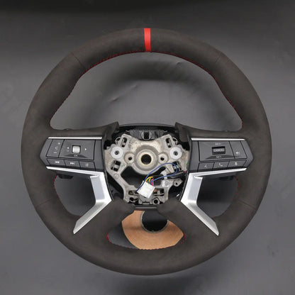 Griffowl Steering Wheel Cover for Personalized SUV Mitsubishi Outlander Outlander PHEV 2022-2025. Hand-sewn DIY kit blends grip, function, and style inside.
