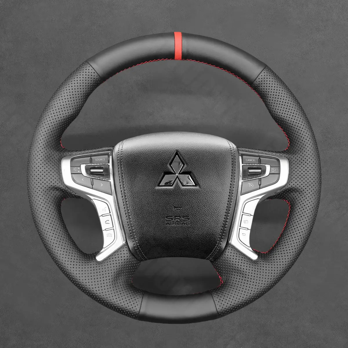 Griffowl Steering Wheel Cover for Personalized SUV Mitsubishi Outlander PHEV Pajero Sport Shogun Sport 2015-2024. Turn every drive into a luxury experience.
