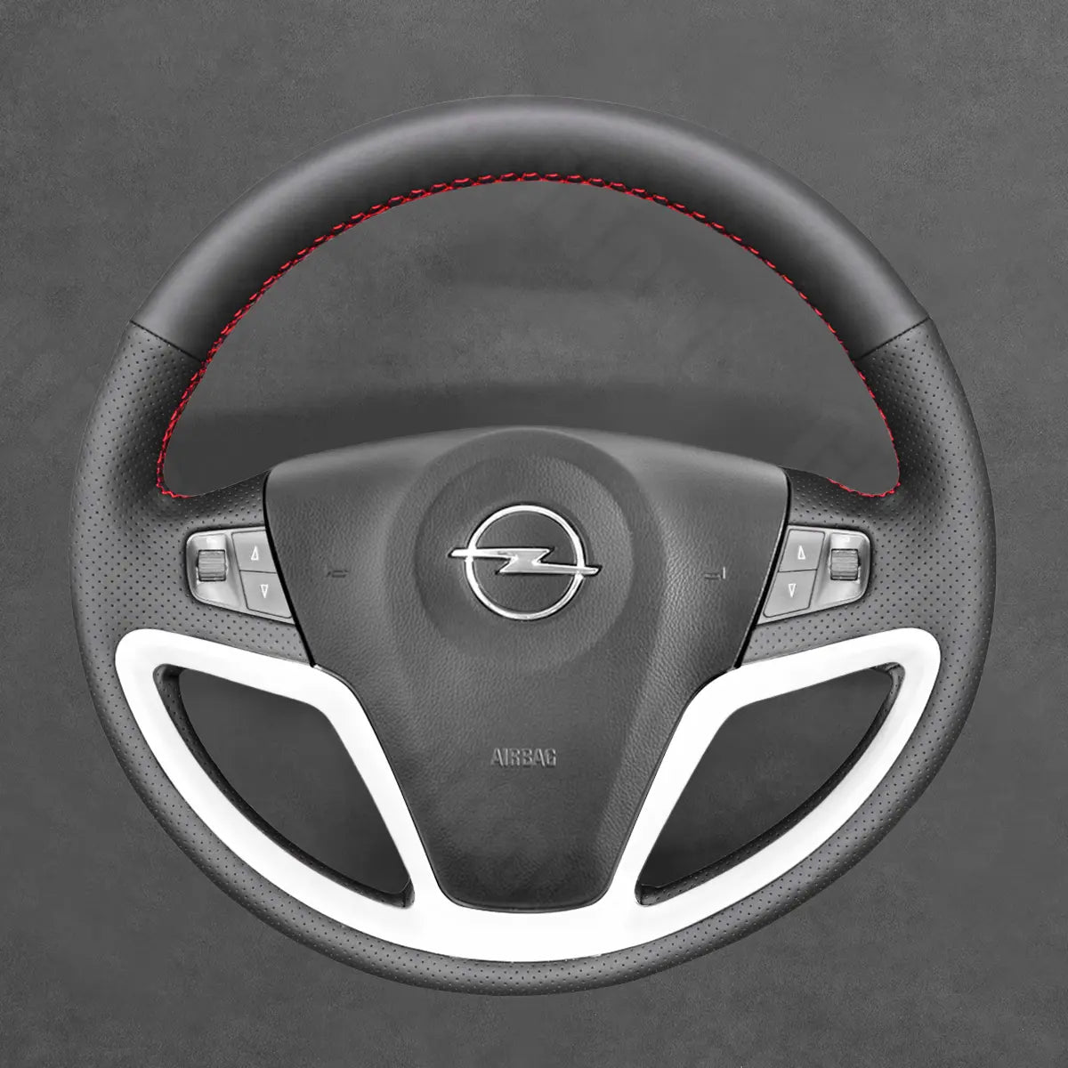 Griffowl Steering Wheel Cover for Personalized SUV Opel Antara 2006-2018. Perfect grip with our steering wheel wrap and custom interior touch.
