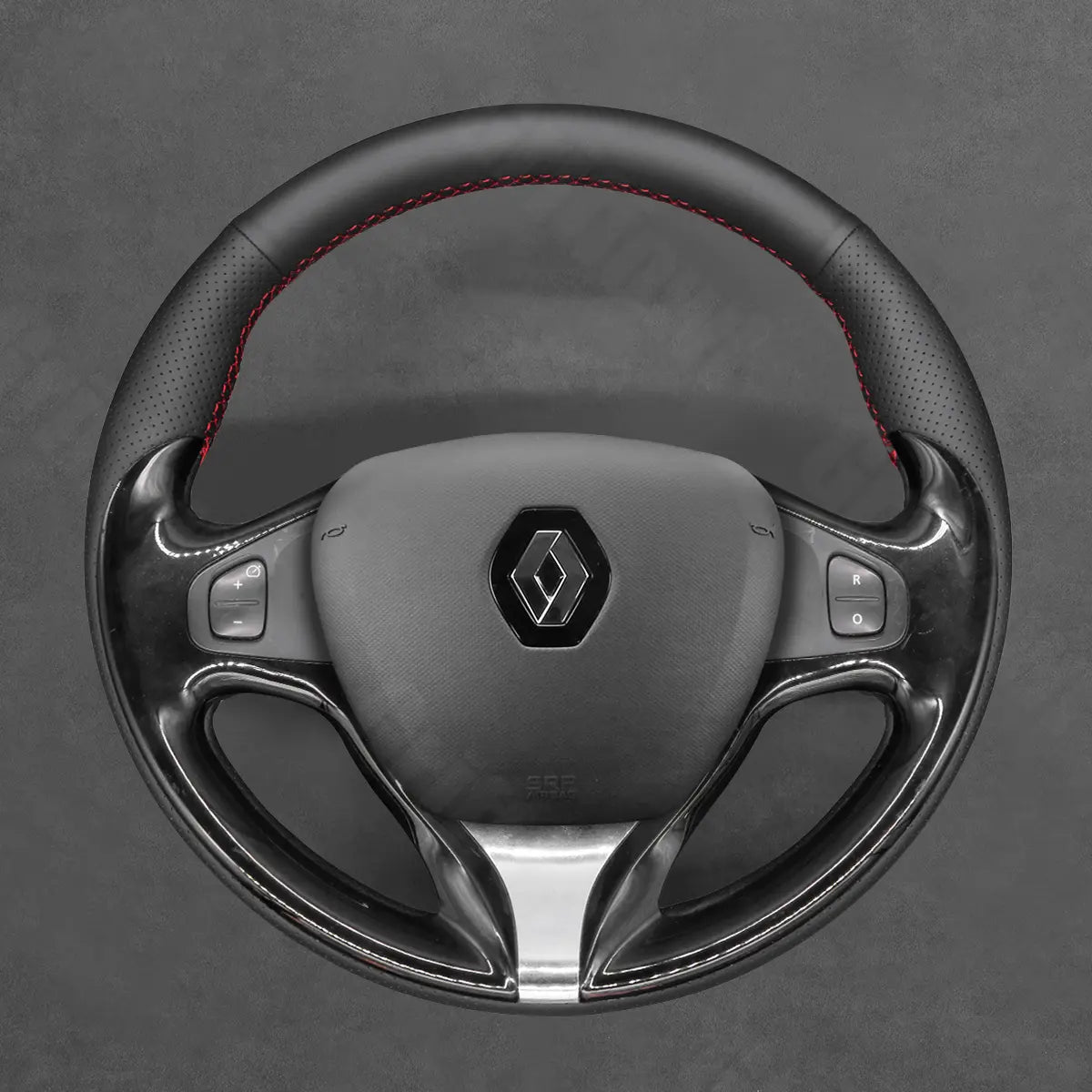 Griffowl Steering Wheel Cover for Personalized SUV Renault Captur 2013-2016. Perfect grip with our steering wheel wrap and custom interior touch.