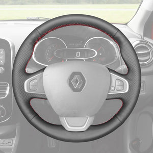 Griffowl Steering Wheel Cover for Personalized SUV Renault Captur 2016 2017 2018 2019 2020. Elevate your interior with Griffowl's wrap and stitch kit.