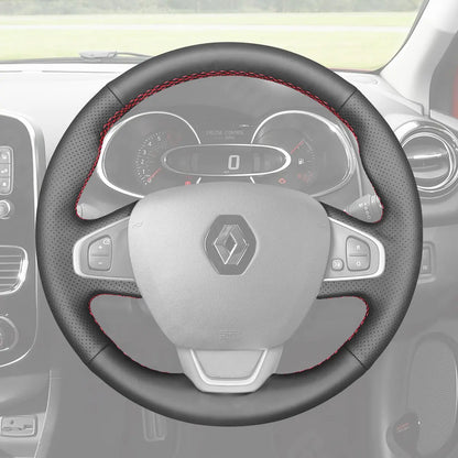 Griffowl Steering Wheel Cover for Personalized SUV Renault Captur 2016 2017 2018 2019 2020. Elevate your interior with Griffowl's wrap and stitch kit.