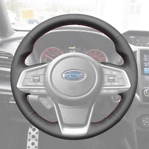 Griffowl Steering Wheel Cover for Crafted Touring Subaru Outback 2018-2025. Perfect grip with our steering wheel wrap and custom interior touch.
