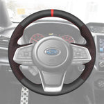 Griffowl Steering Wheel Cover for Crafted Touring Subaru Outback 2018-2025. Perfect grip with our steering wheel wrap and custom interior touch.
