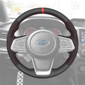Griffowl Steering Wheel Cover for Crafted Touring Subaru Outback 2018-2025. Perfect grip with our steering wheel wrap and custom interior touch.
