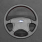 Griffowl Steering Wheel Cover for Personalized SUV Subaru Forester 2002-2004. Griffowl's interior mod with hand-sewn DIY steering wheel kit.
