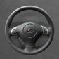Griffowl Steering Wheel Cover for Personalized SUV Subaru Forester 2008-2013. Griffowl's interior mod with hand-sewn DIY steering wheel kit.
