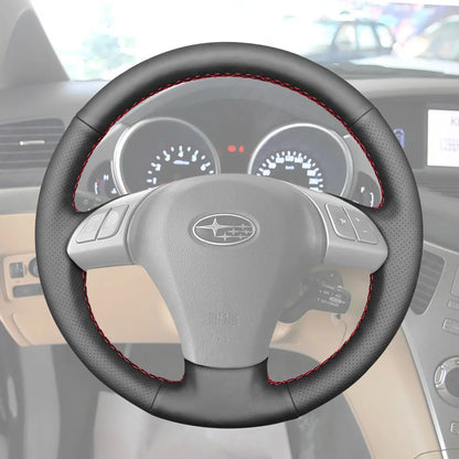 Griffowl Steering Wheel Cover for Personalized SUV Subaru Tribeca 2007-2014. Perfect grip with our steering wheel wrap and custom interior touch.
