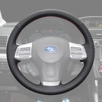 Griffowl Steering Wheel Cover for Personalized SUV Subaru XV Crosstrek Forester 2013-2016. Elevate your interior with Griffowl's wrap and stitch kit.
