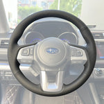 Griffowl Steering Wheel Cover for Personalized SUV Subaru XV Crosstrek Forester 2016-2018. Elevate your interior with Griffowl's wrap and stitch kit.

